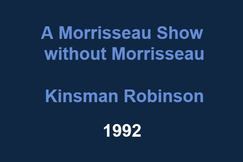 A Morrisseau Show without Morrisseau