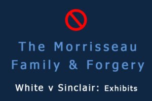The Morrisseau Family & Alleged Forgery
