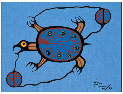 WOLF MORRISSEAU: A Snake in the Grass - Norval Morrisseau: Legal ...