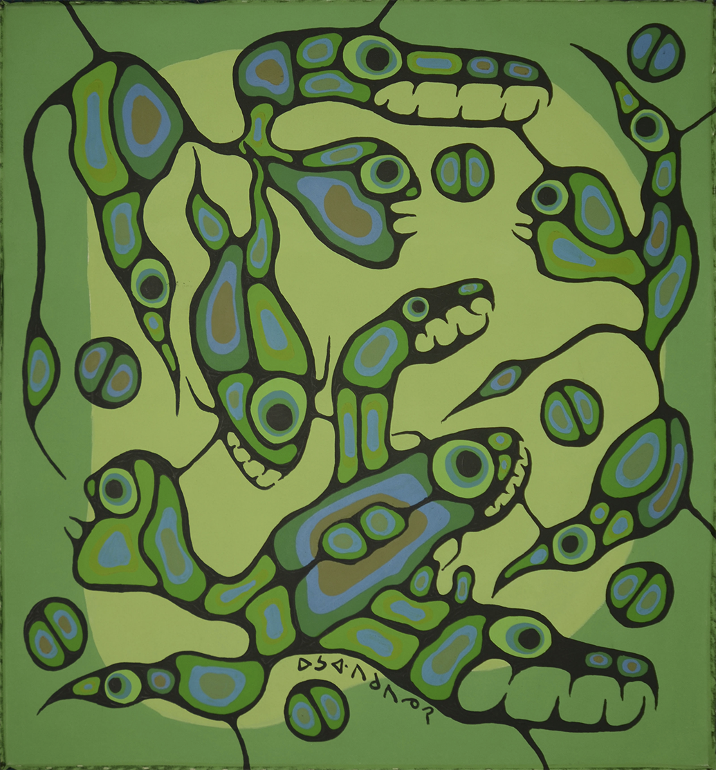 Spirit Energy of Mother Earth - fake Morrisseau